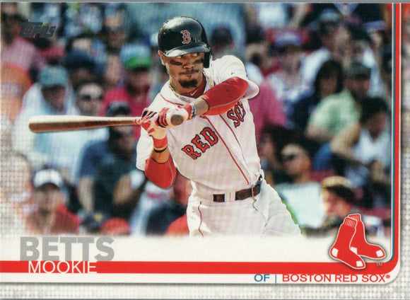 #50 Mookie Betts Boston Red Sox 2019 Topps Series 1 Baseball Card