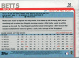 #50 Mookie Betts Boston Red Sox 2019 Topps Series 1 Baseball Card