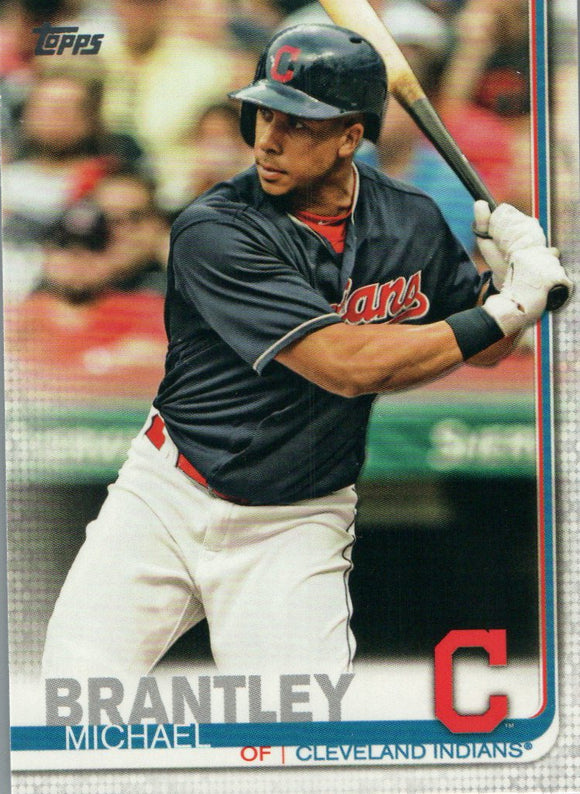 #51 Michael Brantley Cleveland Indians 2019 Topps Series 1 Baseball Card