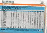 #172 Brandon Nimmo New York Mets 2019 Topps Series 1 Baseball Card