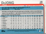 #125 Paul DeJong St Louis Cardinals 2019 Topps Series 1 Baseball Card