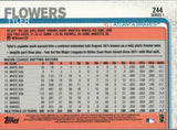 #244 Tyler Flowers Atlanta Braves 2019 Topps Series 1 Baseball Card