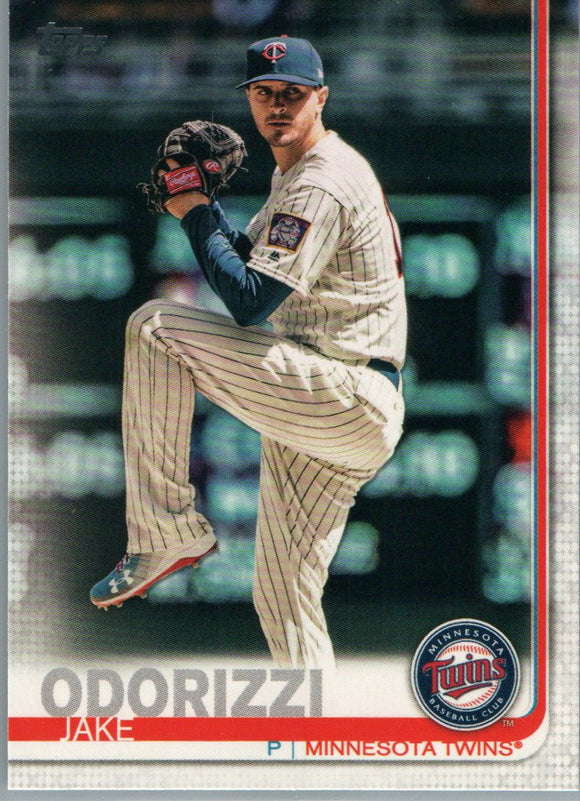 #63 Jake Odorizzi Minnesota Twins 2019 Topps Series 1 Baseball Card