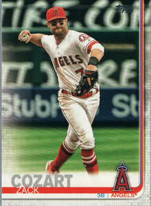 #204 Zack Cozart Los Angeles Angels 2019 Topps Series 1 Baseball Card
