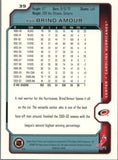 #39 Rod Brind Amour Carolina Hurricanes 2002 03 Upper Deck Victory Hockey Card