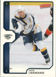 #118 David Legwand Nashvile Predators 2002 03 Upper Deck Victory Hockey Card