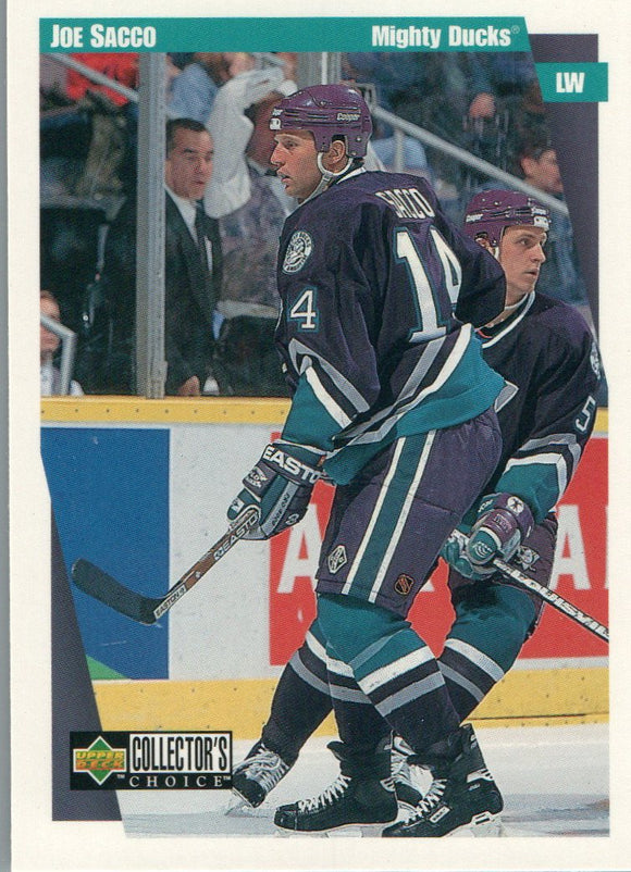 #6 Ted Drury Anaheim Mighty Ducks 1997 98 Upper Deck Choice Hockey Card