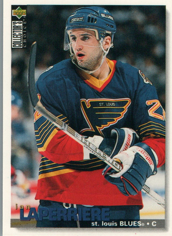 #19 Ian Laperriere St Louis Blues 1995 96 Upper Deck Choice Hockey Card