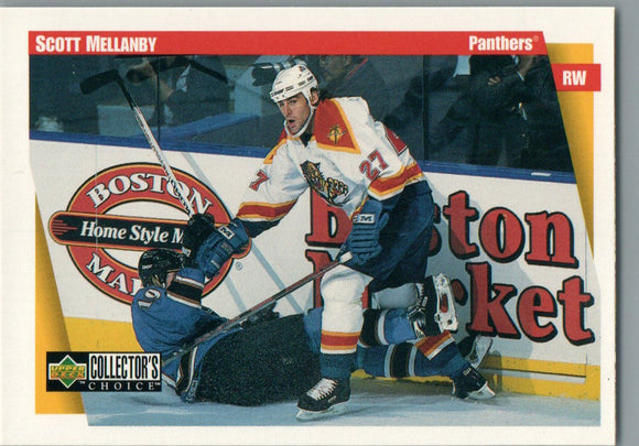 #100 Scott Mellanby Florida Panthers 1997 98 Upper Deck Choice Hockey Card