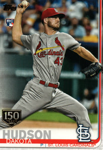 #697 Dakota Hudson Rookie St Louis Cardinals 2019 Topps Series 2 Baseball Card
