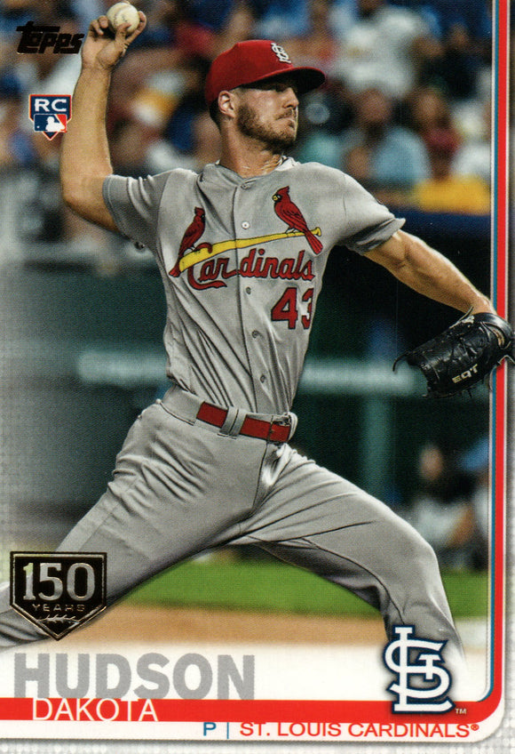 #697 Dakota Hudson Rookie St Louis Cardinals 2019 Topps Series 2 Baseball Card