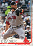 #693 Ryan Brasier Boston Red Sox 2019 Topps Series 2 Baseball Card