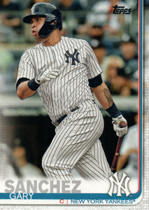 #353 Gary Sanchez New York Yankees 2019 Topps Series 2 Baseball Card