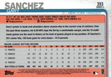 #353 Gary Sanchez New York Yankees 2019 Topps Series 2 Baseball Card