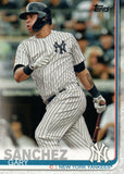 #353 Gary Sanchez New York Yankees 2019 Topps Series 2 Baseball Card