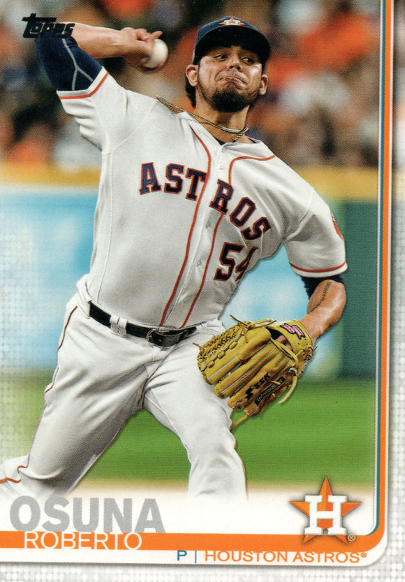 #434 Roberto Osuna Houston Astros 2019 Topps Series 2 Baseball Card