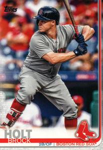 #546 Brock Holt Boston Red Sox 2019 Topps Series 2 Baseball Card