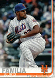 #589 Jeurys Familia New York Mets 2019 Topps Series 2 Baseball Card