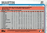 #357 Chris Martin Texas Rangers 2019 Topps Series 2 Baseball Card