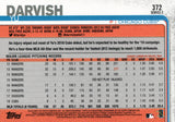 #372 Yu Darvish Chicago Cubs 2019 Topps Series 2 Baseball Card