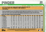 #524 Chad Pinder Oakland Athletics 2019 Topps Series 2 Baseball Card
