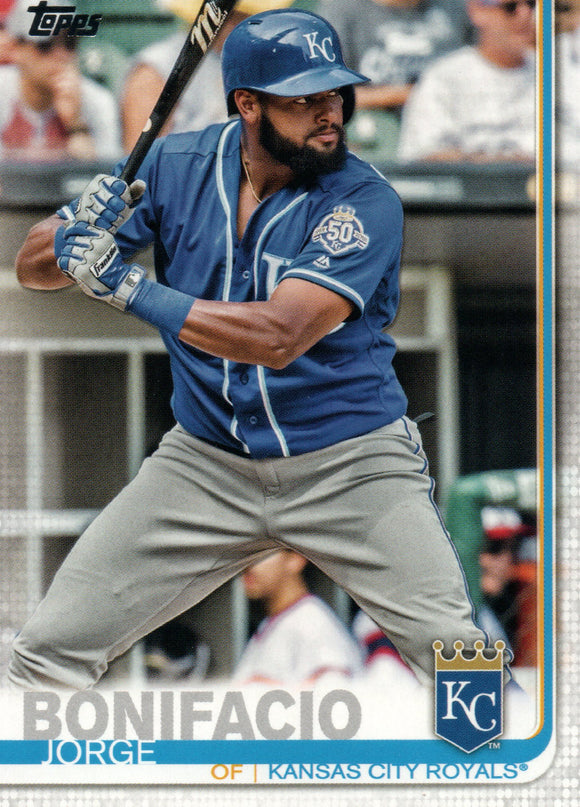 #427 Jorge Bonifacio Kansas City Royals 2019 Topps Series 2 Baseball Card