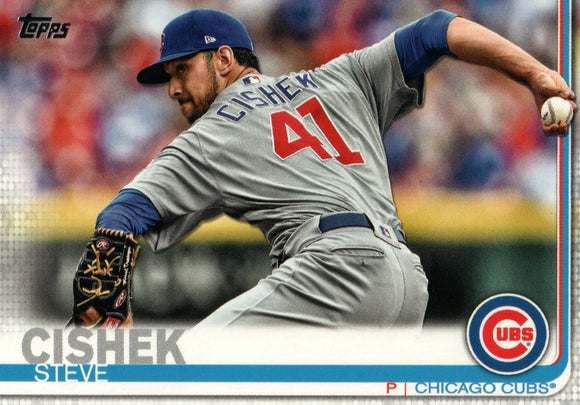 #645 Steve Cishek Chicago Cubs 2019 Topps Series 2 Baseball Card