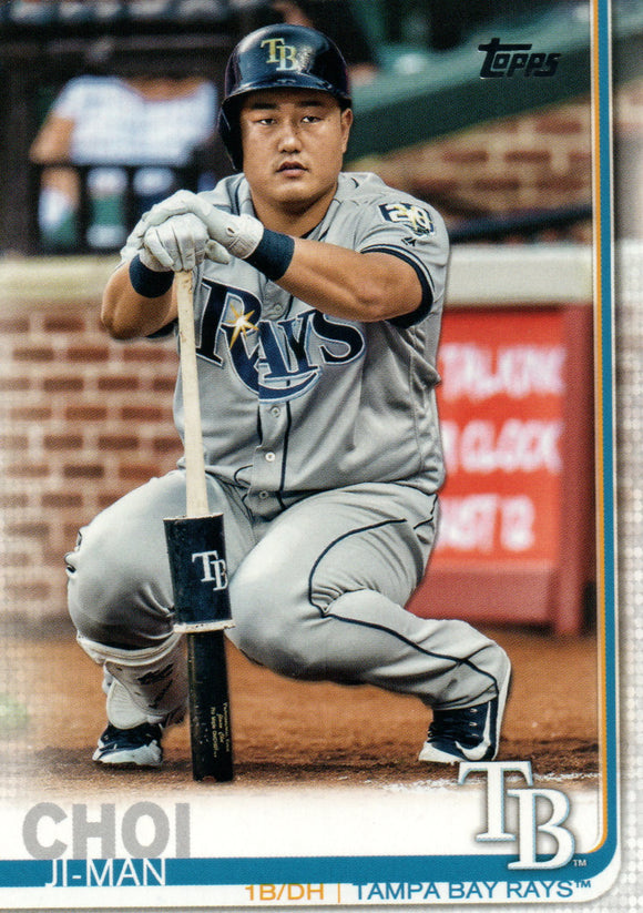 #423 Ji-Man Choi Tampa Bay Rays 2019 Topps Series 2 Baseball Card