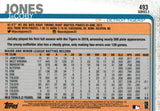 #493 Jacoby Jones Detroit Tigers 2019 Topps Series 2 Baseball Card