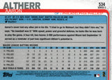 #534 Aaron Altherr Philadelphia Phillies 2019 Topps Series 2 Baseball Card