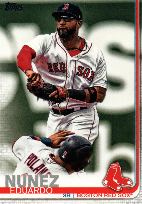 #407 Eduardo Nunez Boston Red Sox  2019 Topps Series 2 Baseball Card