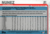 #407 Eduardo Nunez Boston Red Sox  2019 Topps Series 2 Baseball Card