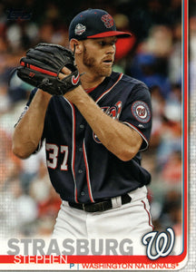#356 Stephen Strasburg Washington Nationals 2019 Topps Series 2 Baseball Card