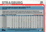 #356 Stephen Strasburg Washington Nationals 2019 Topps Series 2 Baseball Card