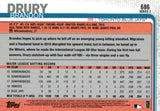 #686 Brandon Drury Toronto Blue Jays 2019 Topps Series 2 Baseball Card