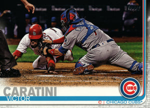 #389 Victor Caratini Chicago Cubs 2019 Topps Series 2 Baseball Card