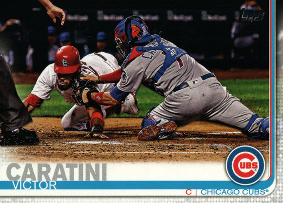 #389 Victor Caratini Chicago Cubs 2019 Topps Series 2 Baseball Card