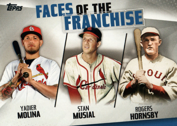 FOF-27 Faces of the Franchise St Louis Cardinals 2019 Topps Series 2 Baseball Card