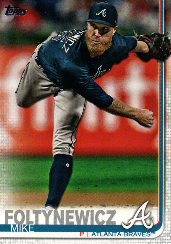 #387 Mike Foltynewicz Atlanta Braves 2019 Topps Series 2 Baseball Card