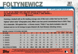 #387 Mike Foltynewicz Atlanta Braves 2019 Topps Series 2 Baseball Card
