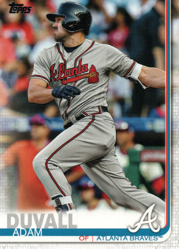 #557 Adam Duvall Atlanta Braves 2019 Topps Series 2 Baseball Card