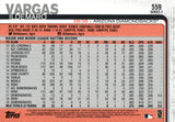 #559 Ildemaro Vargas Arizona Diamondbacks 2019 Topps Series 2 Baseball Card