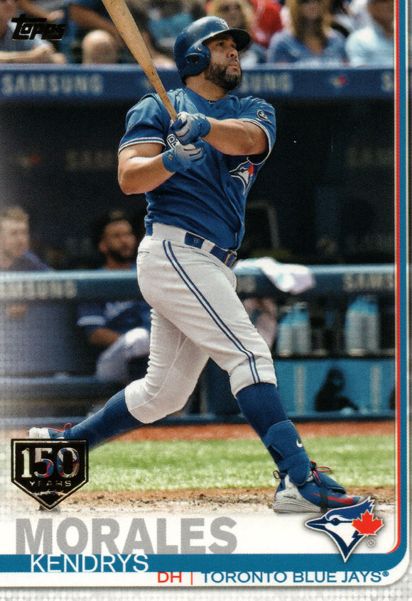 #436 Kendrys Morales 150 Years Toronto Blue Jays 2019 Topps Series 2 Baseball Card