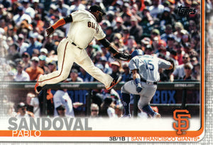 #428 Pablo Sandoval San Francisco Giants 2019 Topps Series 2 Baseball Card