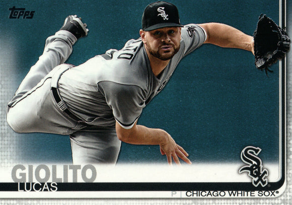 #664 Lucas Giolito Chicago White Sox 2019 Topps Series 2 Baseball Card