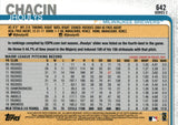 #642 Jhoulys Chacin Milwaukee Brewers 2019 Topps Series 2 Baseball Card