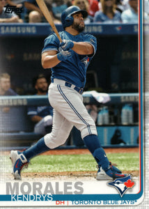 #436 Kendrys Morales Toronto Blue Jays 2019 Topps Series 2 Baseball Card