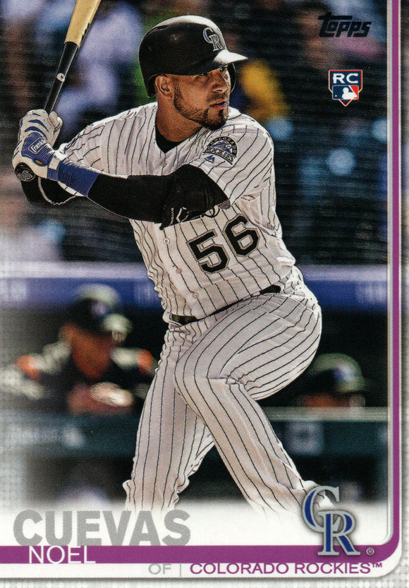 #417 Noel Cuevas Rookie Colorado Rockies 2019 Topps Series 2 Baseball Card