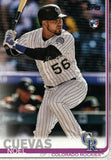 #417 Noel Cuevas Rookie Colorado Rockies 2019 Topps Series 2 Baseball Card