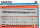 #364 Kenta Maeda Los Angeles Dodgers 2019 Topps Series 2 Baseball Card